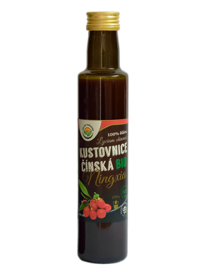 Kustovnice čínská 100% šťáva BIO 250 ml 