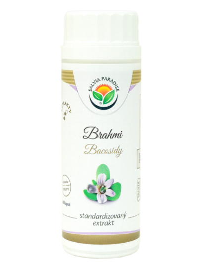 Brahmi - Bacopa monnieri standardizovaný extrakt kapsle 60 ks 