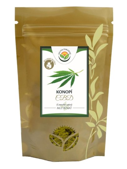 Konopí CBD - Cannabis sativa nať mletá 75 g 